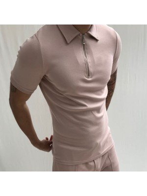 Lapel polo shirt short sleeve t-shirt HF0506-01-03