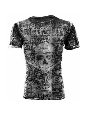 Printed long sleeve men's T-shirt HF0612-02-01