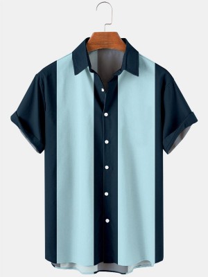 Men's 50's Basic Bowling Short Sleeve Shirt