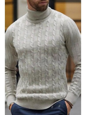 Autumn and Winter New High Neck Men's Sweater