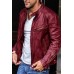 Men's Leather Racer Jacket